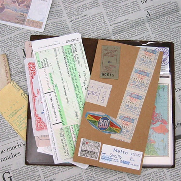 Refill 004 pocket sticker voor Traveler's Notebook - Traveler's Company