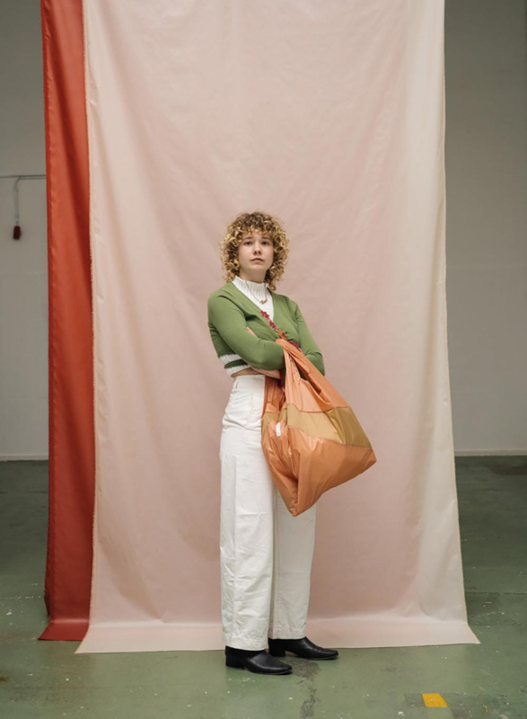 Shoppingbag L 'fun & camel' - Susan Bijl