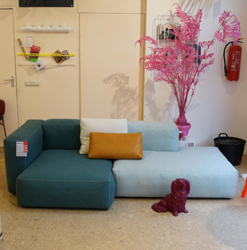 Mags Soft Sofa -  2,5 zits bank met lounge einde en chaise longue 256,5 cm
