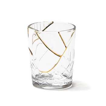 Kintsugi servies - Glas 8,2 cm (no.1)  - Seletti