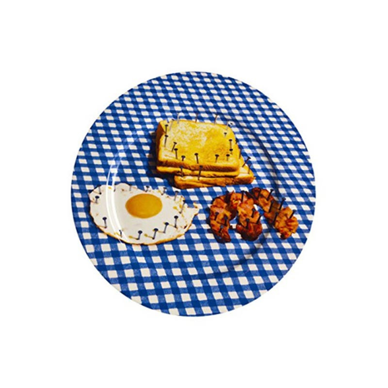 Seletti wears Toiletpaper Plate: Breakfast / Ontbijt -  bord met print