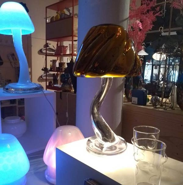 Tafellamp 'Mushroom' Blauw - Arnout Visser