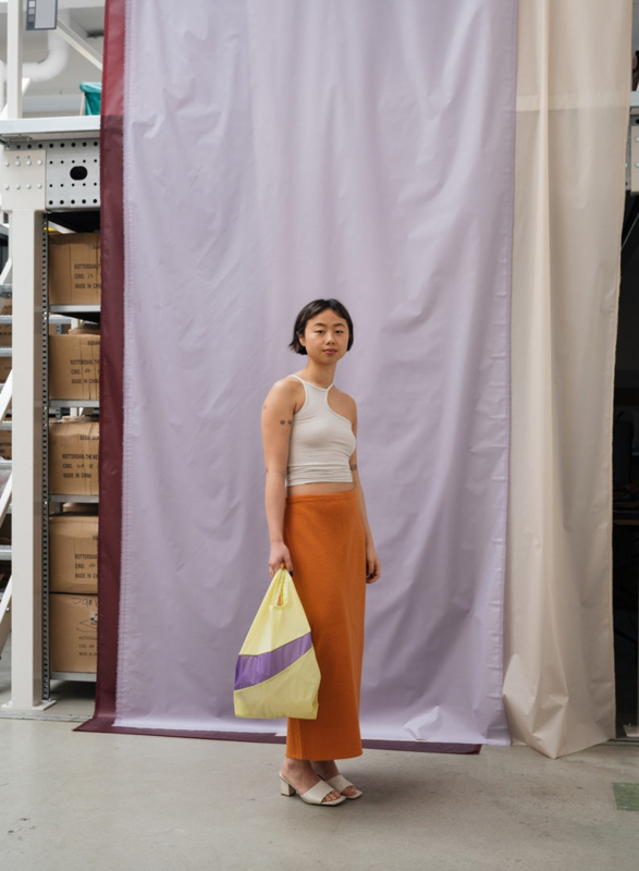 Shoppingbag M 'joy & lilac' - Susan Bijl