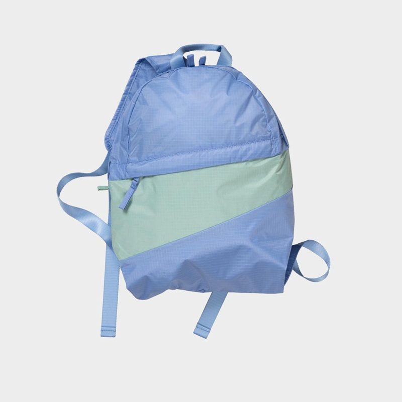 The New Foldable Backpack M 'Mist & Clear' - Susan Bijl