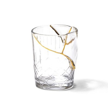Kintsugi servies - Glas 8,2 cm (no.1)  - Seletti