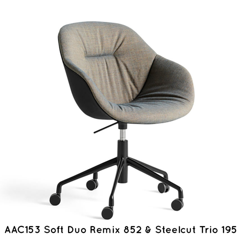 AAC 153 SOFT bureaustoel, gestoffeerd - HAY