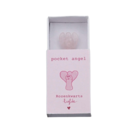 Pocket angel Rozenkwarts