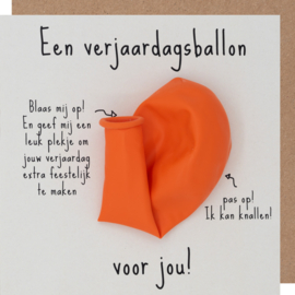 F8 verjaardagsballon