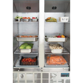 Polar slimline RVS koelkast - 960 liter