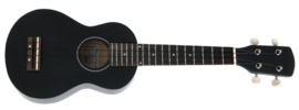 Sopraan ukulele ALMERIA zwart