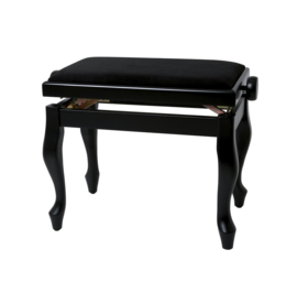 Pianobank Gewa Deluxe Classic  zwart mat