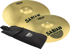 SABIAN SBR Crash pack 16" - 18" + gratis hoes voor stokken