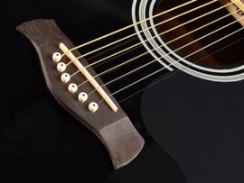 Akoestische gitaar RICHWOOD Artist serie RD 12 CE zwart