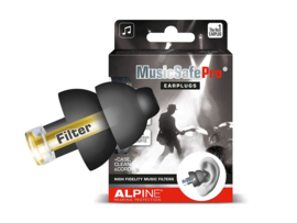 Gehoorbescherming Alpine Music Safe Pro zwart