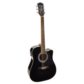 Akoestische gitaar RICHWOOD Artist serie RD 12 CE zwart