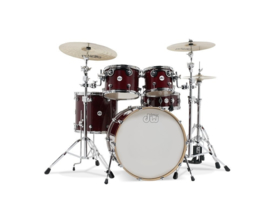 Drumset DW Shell set Design Cherry Stain