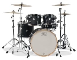 Drumset DW Shell set Design Black Satin