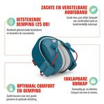 Gehoorbescherming voor kinderen Alpine MUFF Blauw