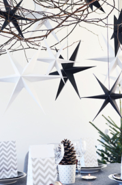 Delight Department PAPER STARS Black set van 2