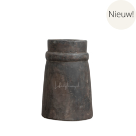 OUDE HOUTEN POT/VIJZEL