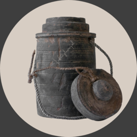 NEPALESE POT met deksel