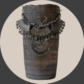 NEPALESE VAAS met woonketting