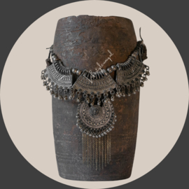 NEPALESE VAAS met woonketting