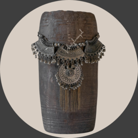 NEPALESE VAAS met woonketting