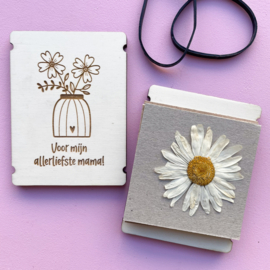 Bloemenpers gepersonaliseerd