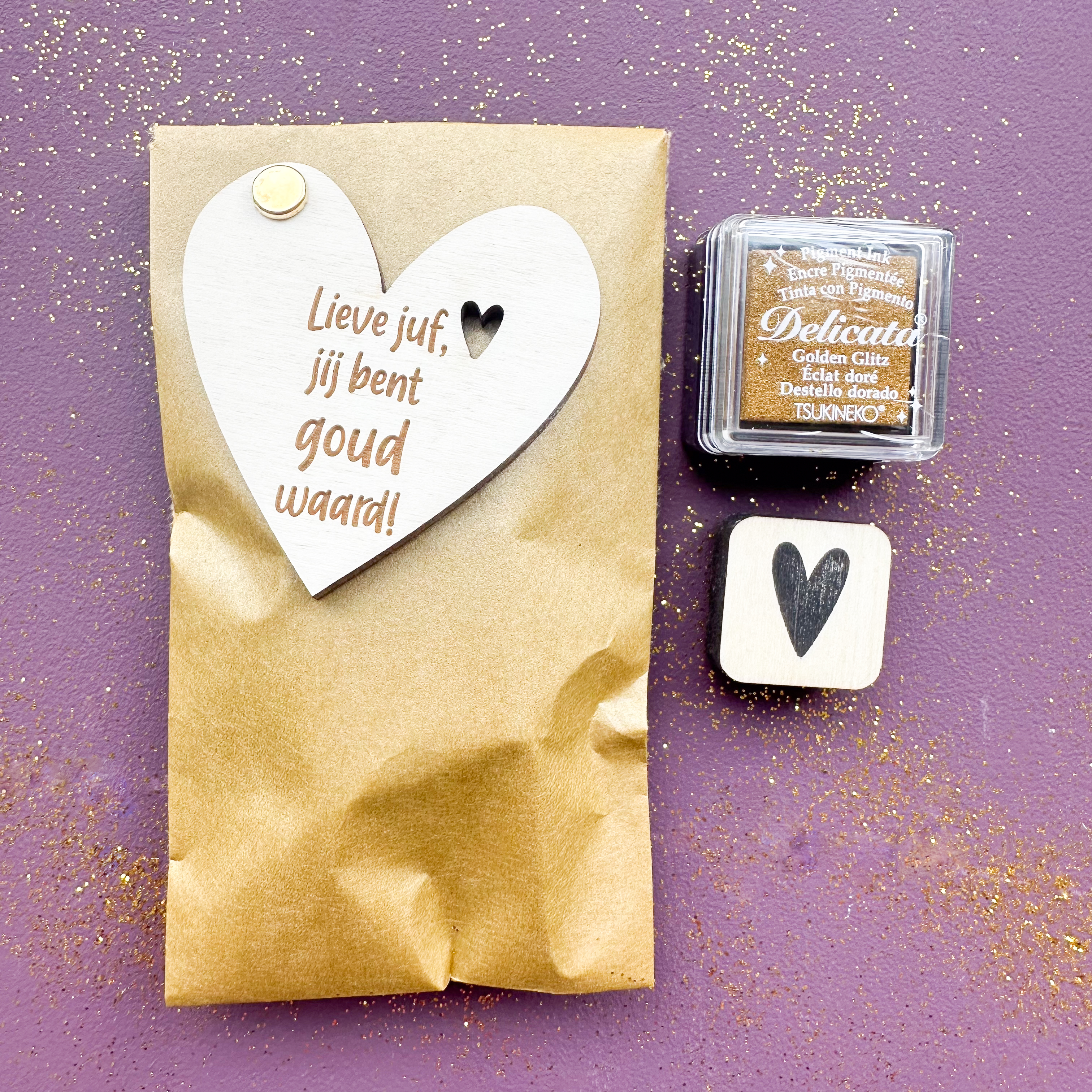 Cadeauset 'jij bent goud waard!'