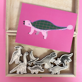 Stempel dino - triceratops