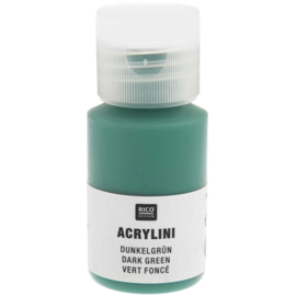 Acrylini verf - donkergroen
