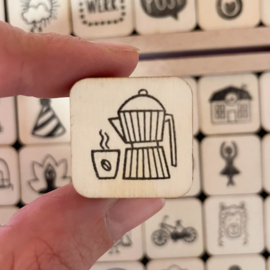 Stempel mini - koffie moment