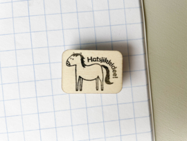 Stempel paardje - Hatsjikkidee!