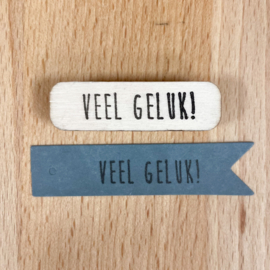 Stempel veel geluk!