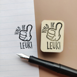 Stempel vind ik leuk!