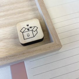 Stempel mini - verpakt met liefde