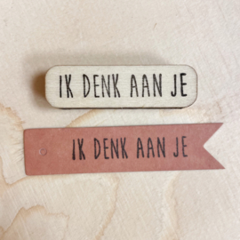 Stempel ik denk aan je