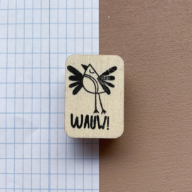 Stempel vogel - wauw!