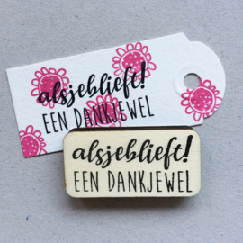 Stempel - alsjeblieft! een dankjewel