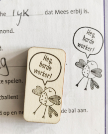 Stempel harde werker