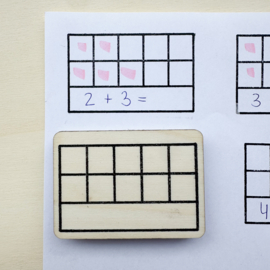 Stempel - 10-frame voor rekensommen