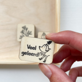 Stempel kerst hondje - Veel geleerd!