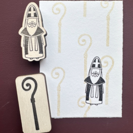 Stempel - staf van Sinterklaas