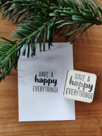 Stempel happy everything