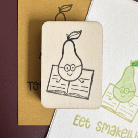 Stempel - lezende peer