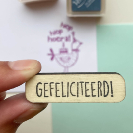 Stempel gefeliciteerd!