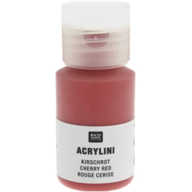 Acrylini verf - kersenrood