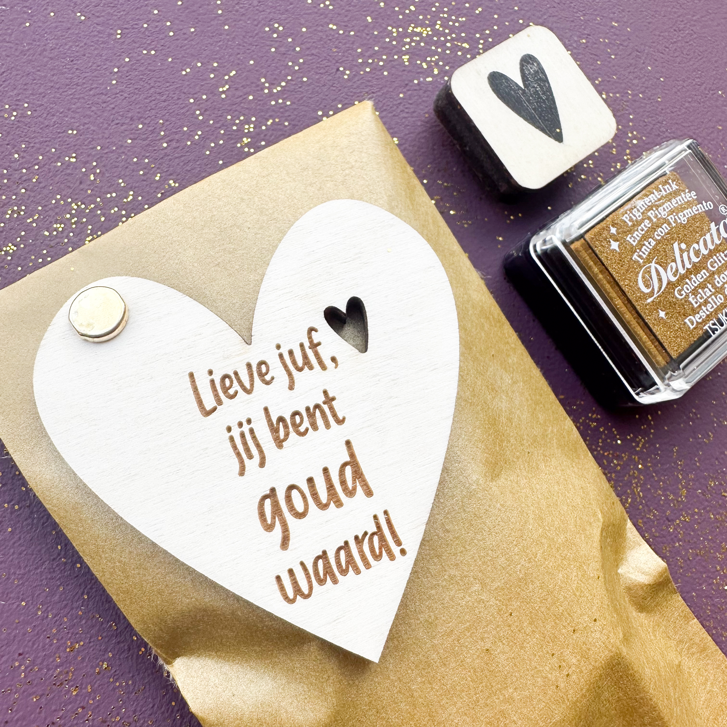 Cadeauset 'jij bent goud waard!'