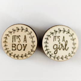 Stempel it's a girl